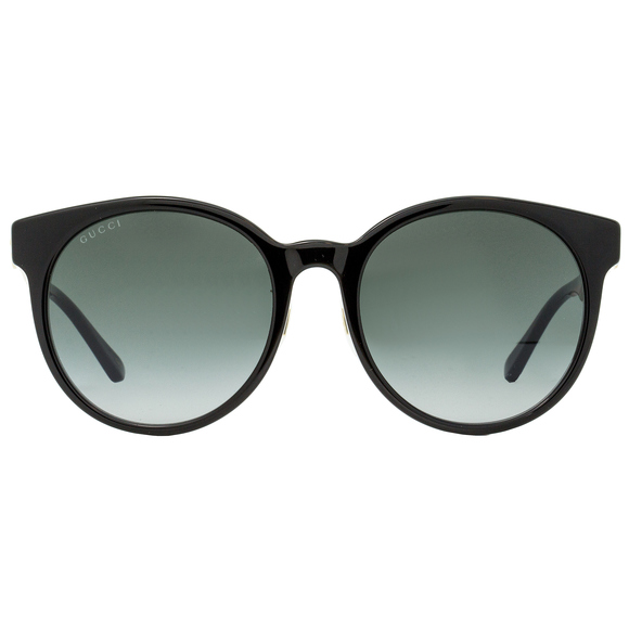 Gucci Oval Sunglasses GG0416SK 001 Black/Multi 55mm 0416 - Picture 2 of 2